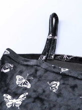 Load image into Gallery viewer, Falda a la cadera sin mangas con estampado de mariposas