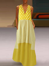 Load image into Gallery viewer, Sleeveless V-neck dress for women