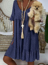 Load image into Gallery viewer, Vestido feminino solto estampado solto