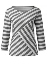 Load image into Gallery viewer, Camisa listrada com painéis