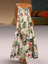 Load image into Gallery viewer, Vestido largo estampado mujer