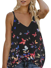 Load image into Gallery viewer, Casaco feminino sexy com estampa borboleta com decote em V