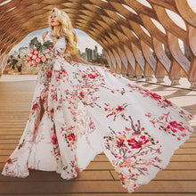 Load image into Gallery viewer, Vestido sin mangas con estampado de playa Boho Vacation