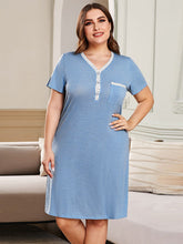 Load image into Gallery viewer, V Neck skirt Dress Plus Size Conventional cropping Polka dot conventional conventional printing Slightly stretchy Daily Holiday Cotton-Blend Spring Summer Autumn Full Winter Casual Cute