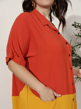Load image into Gallery viewer, V Neck Long skirt Dress Plus Size Conventional cropping no conventional conventional Splice Non-stretchy Daily Holiday Workwear Going Out Cotton-Blend Spring Summer Autumn Casual Cute Retro street