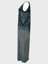 Load image into Gallery viewer, Floral Pattern Printed Round Neck Long Skirt Home Dress