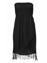 Load image into Gallery viewer, Vestido feminino sexy com franja