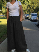 Load image into Gallery viewer, Women's Comfortable Linen Loose Wide Leg Pants