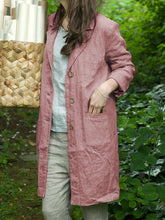 Load image into Gallery viewer, Women's linen work jacket