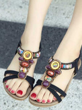 Load image into Gallery viewer, Sandálias Boho vintage para mulheres