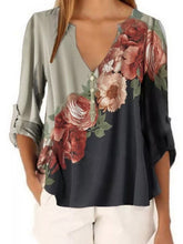 Load image into Gallery viewer, Women's Casual V-Neck Shirt