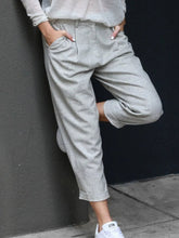 Load image into Gallery viewer, Women's Solid Pocket Wide Leg Casual Pants
