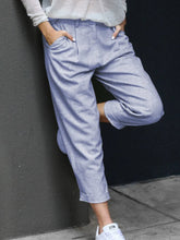 Load image into Gallery viewer, Women's Solid Pocket Wide Leg Casual Pants