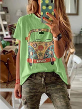 Load image into Gallery viewer, Women's Printed Casual Loose T-Shirt