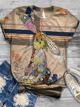 Load image into Gallery viewer, Camiseta de manga corta con estampado animal