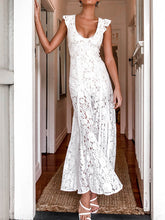 Load image into Gallery viewer, Body boho branco com atacadores