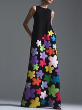 Load image into Gallery viewer, Women's floral print long dress