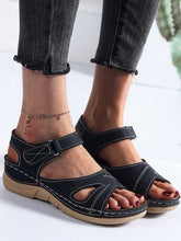 Load image into Gallery viewer, Retro Wedge Sandals for Women Car Line Non-slip Flat Sandals