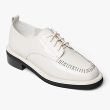 Load image into Gallery viewer, Black / Brown Patent Leather Oxfords