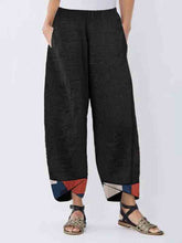Load image into Gallery viewer, Calça casual feminina com perna reta