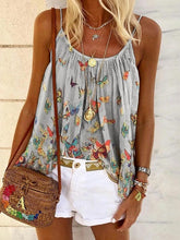 Load image into Gallery viewer, Camiseta con estampado de mariposas de moda para mujer