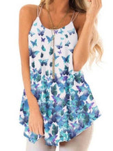 Load image into Gallery viewer, Suéter de chiffon com estampa borboleta