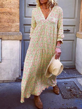 Load image into Gallery viewer, Vestido feminino estampado casual