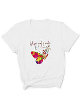 Load image into Gallery viewer, Wild butterfly print T-shirt