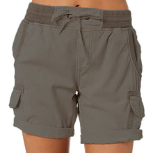 Load image into Gallery viewer, Women's cargo shorts with drawstring