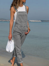 Load image into Gallery viewer, Macacão jeans feminino