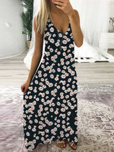 Load image into Gallery viewer, Falda de tirantes con estampado de margaritas