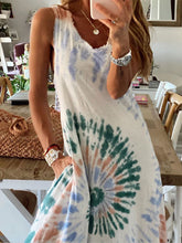 Load image into Gallery viewer, Vestido feminino solto tie-dye