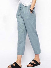 Load image into Gallery viewer, Casual linen pants for women