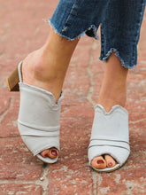 Load image into Gallery viewer, Sandalias de tacón alto de leopardo de moda salvaje para mujer