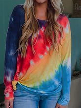 Load image into Gallery viewer, Camiseta casual de manga comprida feminina