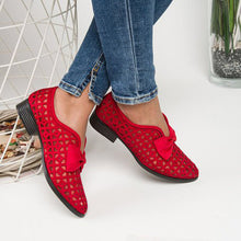 Load image into Gallery viewer, Women's Cut Out Bow Toe Sandals