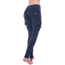 Load image into Gallery viewer, Sacos de bambu ecológicos calças de ioga com leggings macios e elásticos