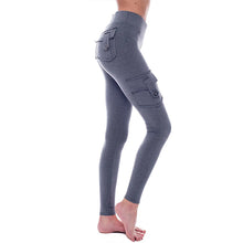 Load image into Gallery viewer, Sacos de bambu ecológicos calças de ioga com leggings macios e elásticos