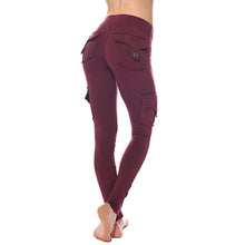 Load image into Gallery viewer, Sacos de bambu ecológicos calças de ioga com leggings macios e elásticos