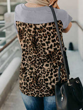 Load image into Gallery viewer, Animal leopard print short sleeve t-shirt