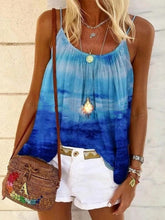 Load image into Gallery viewer, Women's loose-fit tank top with tie-dye print