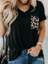 Load image into Gallery viewer, Animal leopard print short sleeve t-shirt
