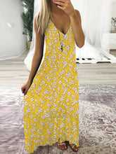 Load image into Gallery viewer, Falda de tirantes con estampado de margaritas