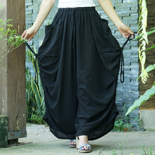 Load image into Gallery viewer, Women's boho side pockets with wide flared pants