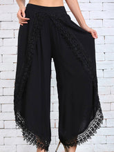 Load image into Gallery viewer, Wide Loose Pants With Lace Stitching For Women