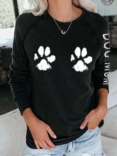 Load image into Gallery viewer, Sudadera Woman Dog Mom Paw Print