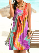 Load image into Gallery viewer, Vestido tie-dye feminino