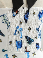 Load image into Gallery viewer, Retro flared dress with butterfly print
