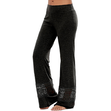 Load image into Gallery viewer, Frauen Spitze Hollow Causal Wide Leg Baggy Pants