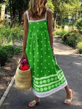 Load image into Gallery viewer, Vestido feminino com franjas de bolinhas